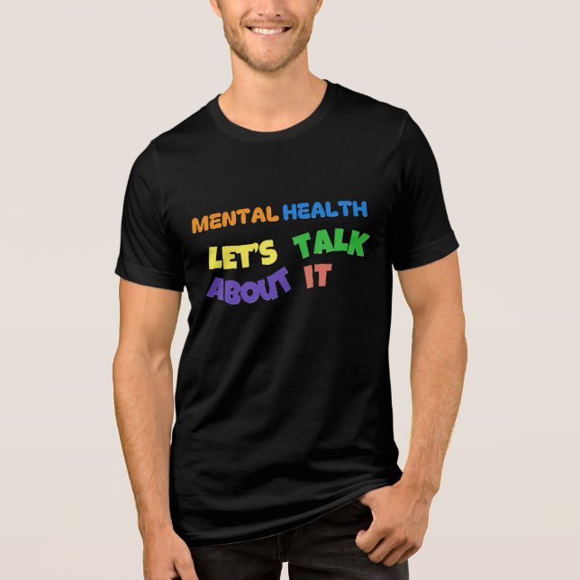 MENTAL HÄLSA:VI TALAR OM DET T SHIRT (Framsida)
