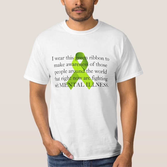 Mental hälsamedvetenhet 1 tee shirt (Framsida)
