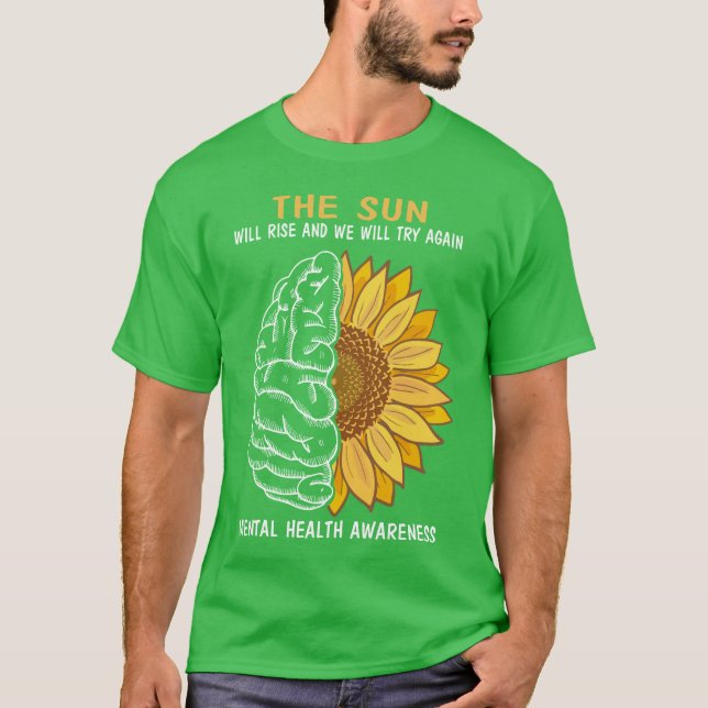 Mental hälsamedvetenhet t shirt (Framsida)