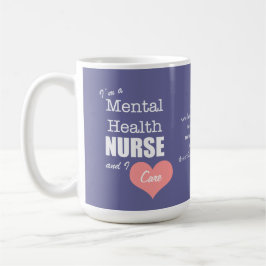 Mental hälsaSjukvård-iomsorg+Rosa hjärta Kaffemugg