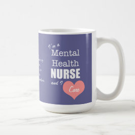 Mental hälsaSjukvård-iomsorg+Rosa hjärta Kaffemugg