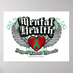 Mental hälsavingar poster