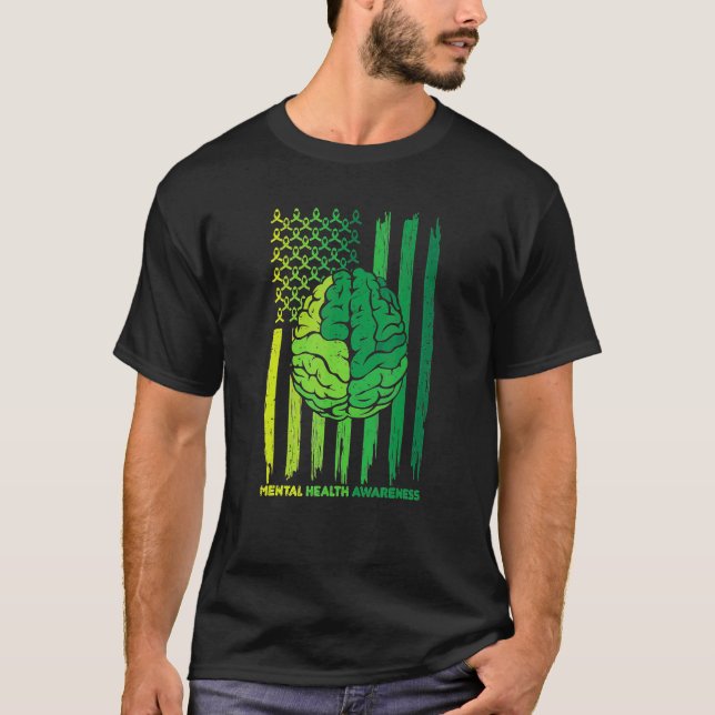 Mental Health Awarenes (Mental Health Awarenes) i  T Shirt (Framsida)