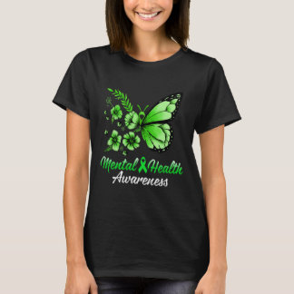 Mental Health Awareness Butterfly 1 T Shirt