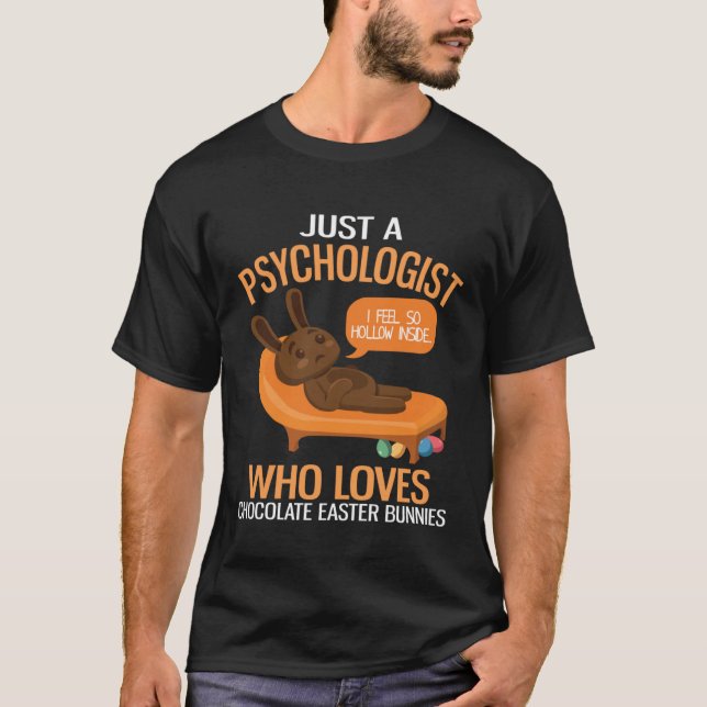 Mental Health Awareness Chocolate Bunny Funny East T Shirt (Framsida)