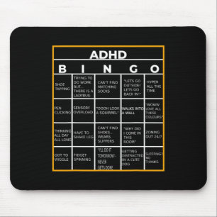 Mental Health Awareness Day Adhd Bingo Roligt Gift Musmatta