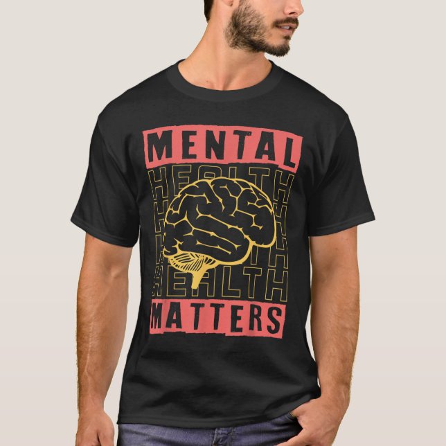 Mental Health Awareness Depression Suicide Prevent T Shirt (Framsida)