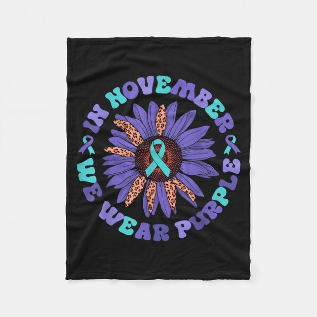 Mental Health Awareness Design 2 Fleecefilt (Framsidan)