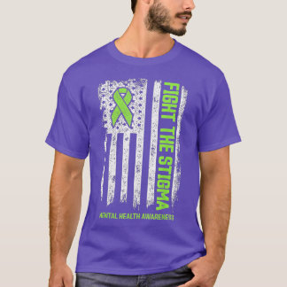 Mental Health Awareness Fight the Stigma Mental H T Shirt