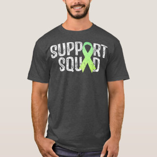 Mental Health Awareness Green Ribbon Support Squad T Shirt