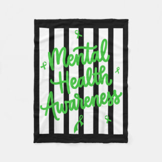 Mental Health Awareness Mens Women Mental Health Fleecefilt