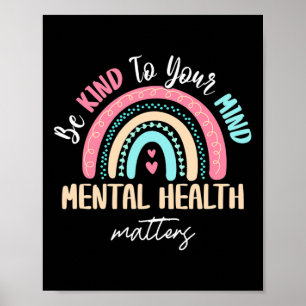 Mental Health Awareness Mental Health Mates Poster