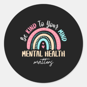 Mental Health Awareness Mental Health Mates Runt Klistermärke