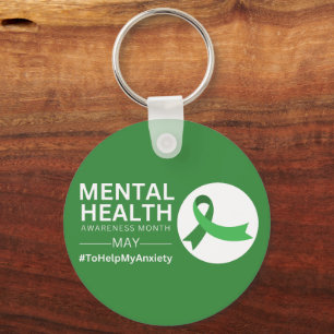 Mental Health Awareness Month 2023 Ångest Nyckelring