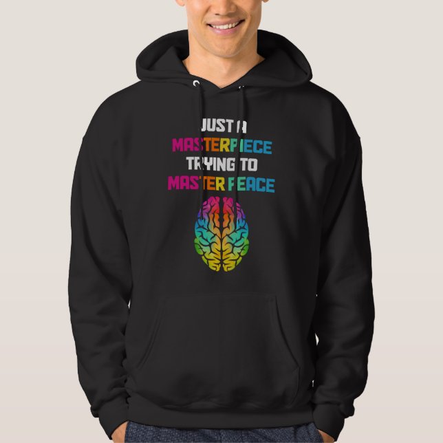 Mental Health Awareness Month Mental Health Matter Hoodie (Framsida)