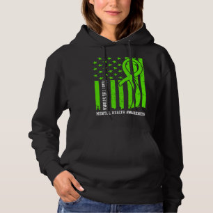 Mental Health Awareness Month USA Flag Kampen Mot T Shirt