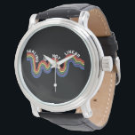 Mental Health Awareness Regnbåge HBTQ Armbandsur<br><div class="desc">Mental hälsa medvetenhet</div>
