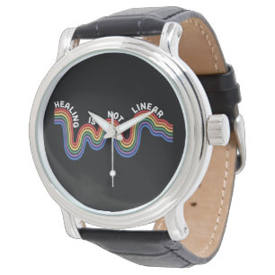 Mental Health Awareness Regnbåge HBTQ Armbandsur