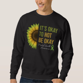 Mental Health Awareness Solros Lång Ärmad Tröja