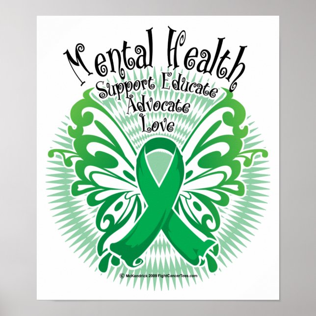 Mental Health Butterfly 3 Poster (Framsidan)