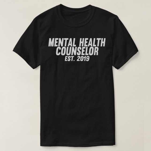 Mental Health Counselor Studenten T Shirt (Design framsida)