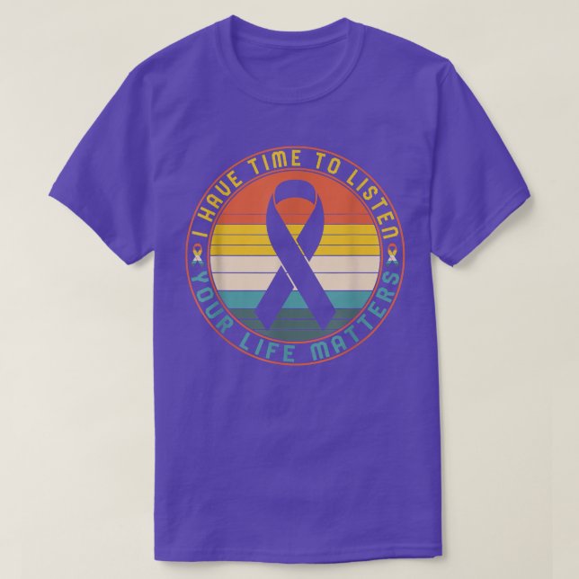 Mental Health Counselor Suicide Prevention Awarene T Shirt (Design framsida)
