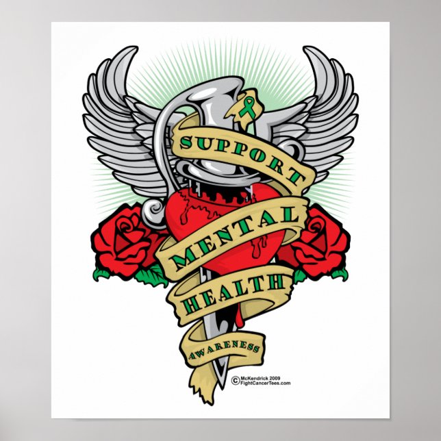 Mental Health Dagger Poster (Framsidan)