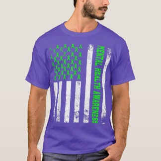 Mental Health Matters Awareness Month American Fla T Shirt