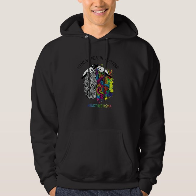 Mental Health Matters Endthestigma Hoodie (Framsida)