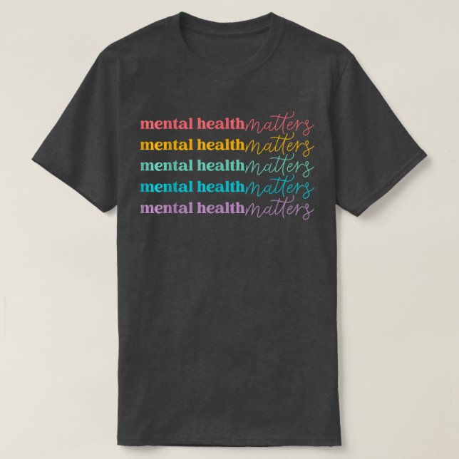 Mental Health Matters Gifts Human Brain Illness Aw T Shirt (Design framsida)