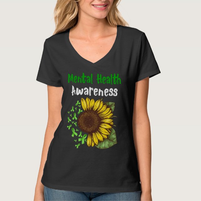 Mental health mental health awareness awareness wo t shirt (Framsida)