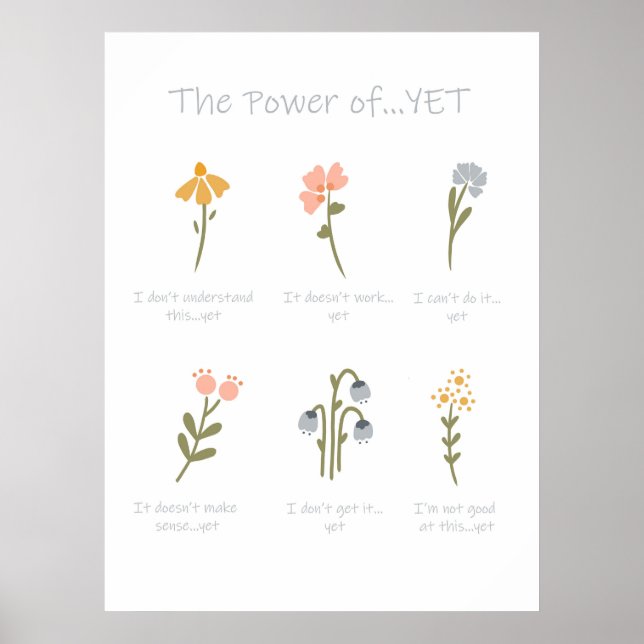 Mental Health Positive Mindset Therapy Room Poster (Framsidan)