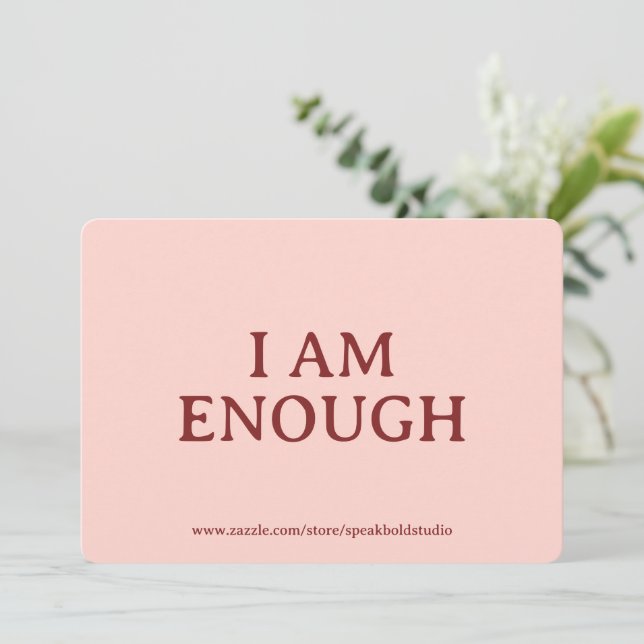 Mental Health & Self-Love Greeting Card for Her Julkort (Stående Fram)