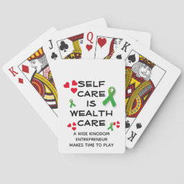 Mental Health SJÄLF CARE IS WEALTH CARE Christian Casinokort