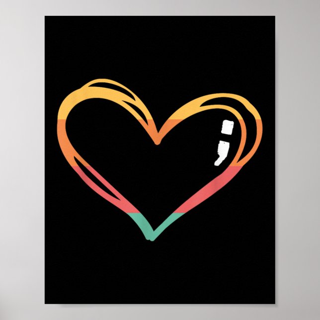 Mental Health Suicide Awareness Month Symbol Seml Poster (Framsidan)