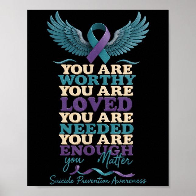 Mental Health Suprt Suicide Prevention Awareness S Poster (Framsidan)