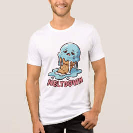Mental Meltdown Cute Ice Cream Pun T Shirt