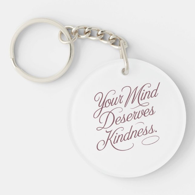 Mental Self-Care Quote: Din hjärna förtjänar att b (Framsidan)