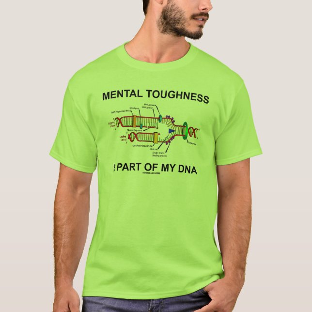 Mental Toughness är delen av min DNA Tee (Framsida)