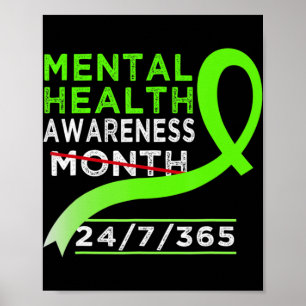 Mentalhälsans medvetenhet Månad för maj månad för Poster