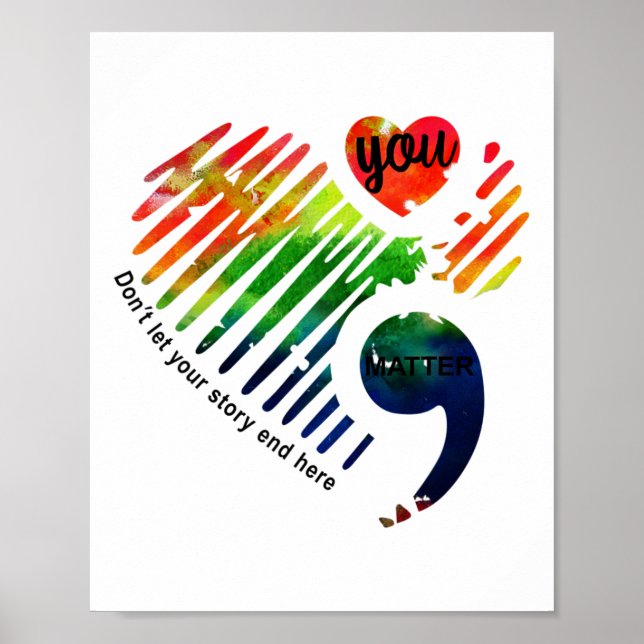 Mentalhälsans medvetenhet om månatliga gåvor poster (Framsidan)