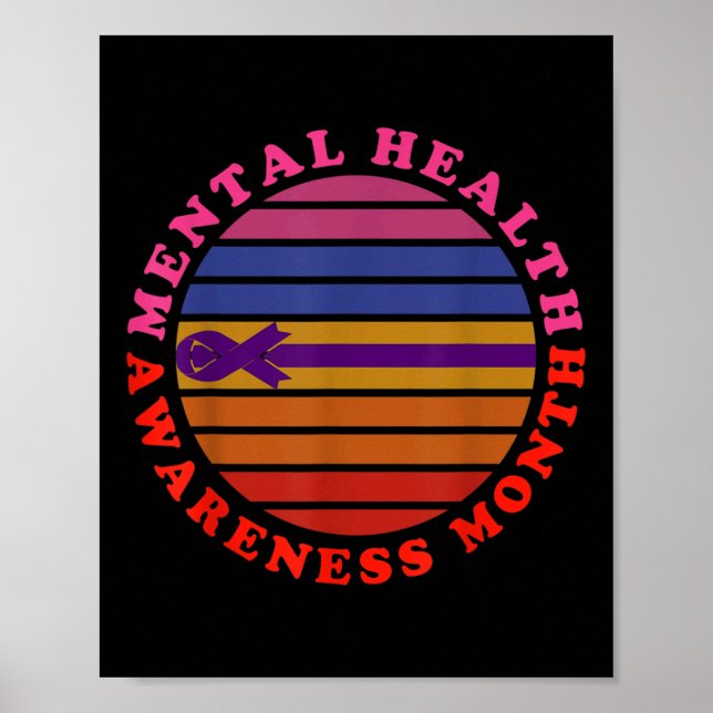 Mentalhälsomedvetenhet månad poster (Framsidan)