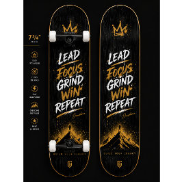 Mentalitet Skateboarddäck Design | Motiverande Väg Mini Skateboard Bräda 18,5 Cm