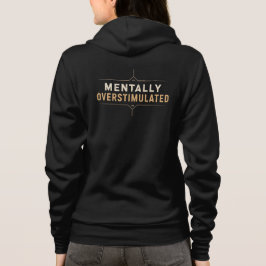 Mentally Overstimulated Vintage Typography T Shirt