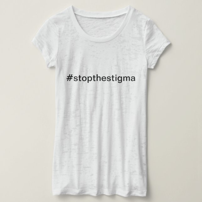 Mentalsjukdom för stativ upp till t-shirt (Design framsida)