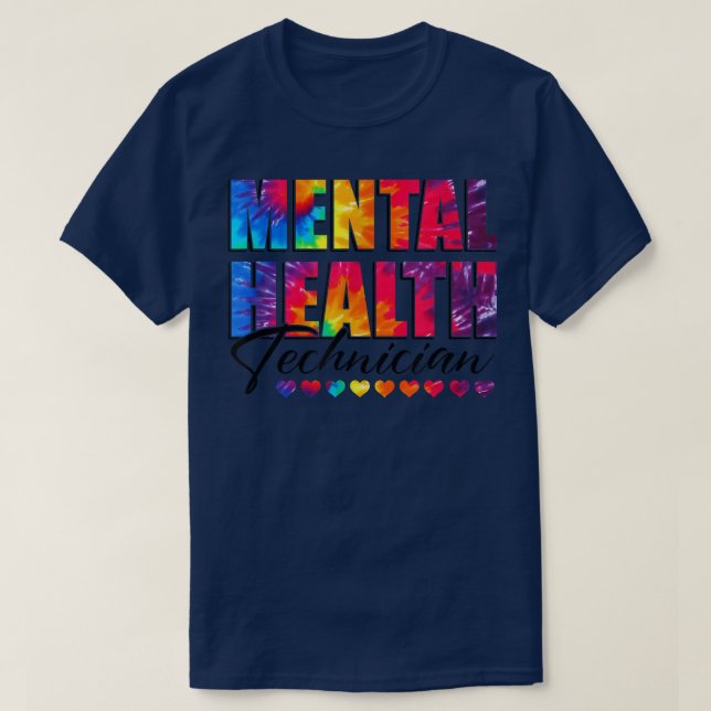 Mentalsjukvårdsteknikens avskrivningsdag, färgämne t shirt (Design framsida)
