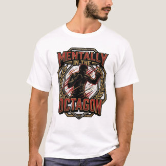 Mentalt i oktagon MMA-kampsportströja T Shirt