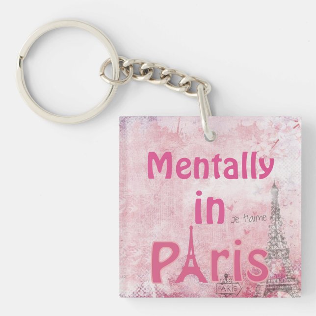 Mentalt i Paris Nyckelring (Framsidan)