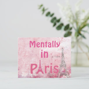 Mentalt i Paris vykort