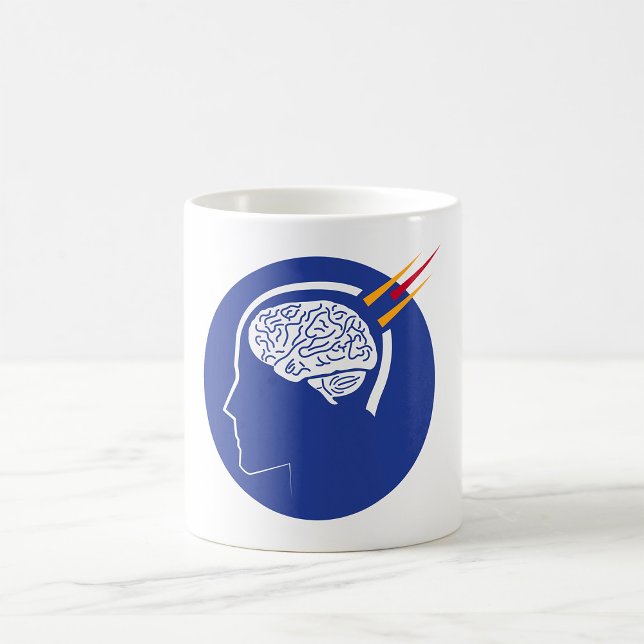 Mentalt koncept kaffemugg (Skapare uppladdad)